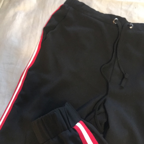 Romeo+Juliet Couture striped joggers-M w/ pockets - Picture 2 of 6